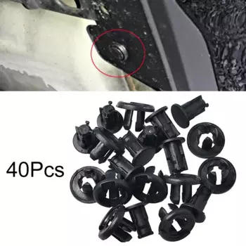 40Pcs Bumper Grille Engine Under Tray Trim Panel Clips For Honda 91503-S7A-003 Chassis Fastener Clip Rivets