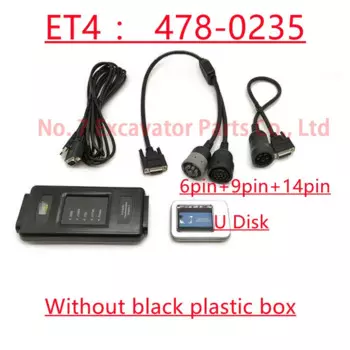 478-0235 Caterpillar ET4 адаптер USB версия для cat грузовика диагностический инструмент с cat et 2019A c KEYGEN plus 14pin кабель