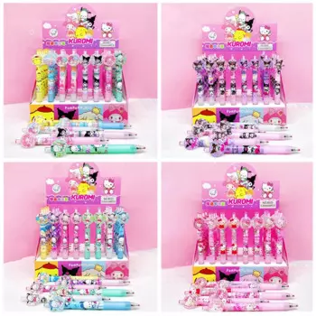 48 шт. Sanrio гелевая ручка Cinnamoroll Kuromi Pachacco Студенческая ручка подпись нейтральная ручка офисные и школьные канцелярские принадлежности оптом
