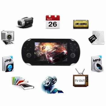 4,3 дюймов 8 Гб портативная игровая консоль камера MP4 MP5 игровой плеер HD видео игровая консоль встроенный 3000 ретро классические игры