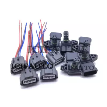 4 бар Впускной датчик давления воздуха + коннектор Pigtail для Renault Peugeot KIA Hyundai Citroen 5WK96841,2045431,5WY2833A