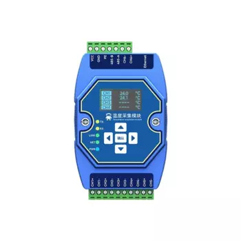 4-ходовой модуль сбора температуры PT100 RTD Modbus RS485 Ethernet интерфейс шлюз Watchdog DNS Industrial