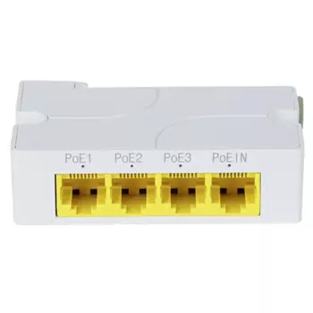 4 шт. 3-портовый удлинитель POE IEEE802.3Af 10/100/1000 Мбит/с 1–3 повторитель сетевого коммутатора для коммутатора PoE NVR IP-камеры AP