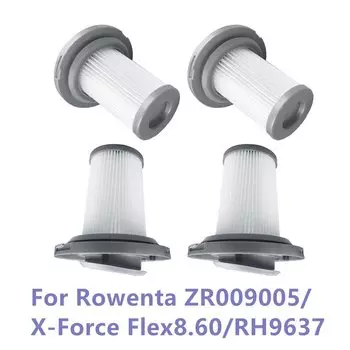 4 шт., HEPA-фильтр для пылесоса Rowenta ZR009005 X-Force Flex 8,60