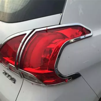 4 шт., хромированные задние фонари для Peugeot 2008, 2014, 2015, 2016
