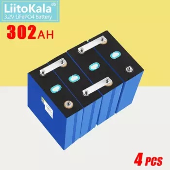 4 шт. LiitoKala 3,2 В Ач класс A lifepo4 аккумулятор RV 280AH Аккумуляторный блок RV и система хранения солнечной энергии ЕС США бесплатно