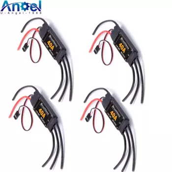 4 шт./лот бесщеточный 40A ESC контроллер скорости 2-4S с 5V 3A UBEC для RC FPV квадрокоптера радиоуправляемых самолетов вертолетов