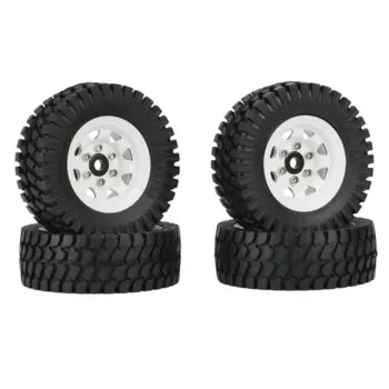 4 шт., металлические шины для обода колеса 1,55 RC Crawler автомобиль Axial Jr 1/10 D90 TF2 Tamiya CC01 LC70 MST,1
