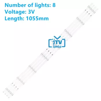 4 шт., новинка 100%, светодиодная лента для подсветки Hisense 55r6000gm
