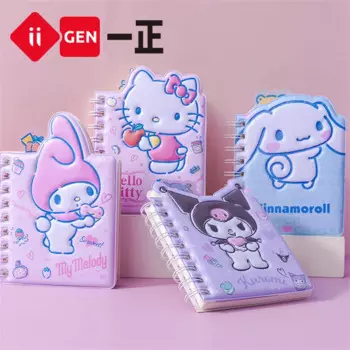 4 шт./партия, блокнот Sanrio Kuromi Melody Cinnamoroll