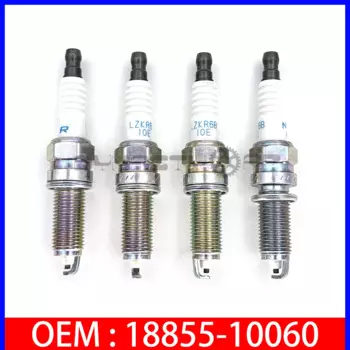 4 шт. свеча зажигания 18855-10060 подходит для Hyundai Accent Elantra Kia Rio Soul 1,6 л 18855 10060