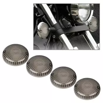 4 шт. Защитная крышка для указателя поворота мотоцикла для Yamaha Road Star V-Star 1100 650 /Vmax 1200 1700 /Virago 250 750