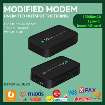4G LTE мобильный маршрутизатор Type-C USB точка доступа портативный внешний аккумулятор WIFI с 10000 мАч PW100