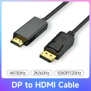 4K 30Hz Кабель DP-HDMI совместим с NVIDIA Jetson Series Board Video Audio Cable для ПК, ТВ, ноутбука 1080P, 128 Гц