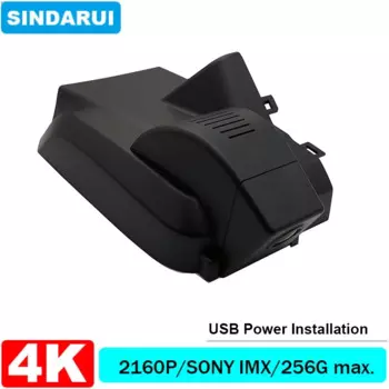 4K HD 2160P легко устанавливаемый Автомобильный видеорегистратор Wifi видеорегистратор для GEELY Atlas PRO/STAR ZONE 2020 2021 USB порт