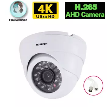 4K Проводная аналоговая камера видеонаблюдения для обнаружения лиц на открытом воздухе XMEYE AHD Металлическая купольная камера наблюдения 8MP BNC Cam 5MP