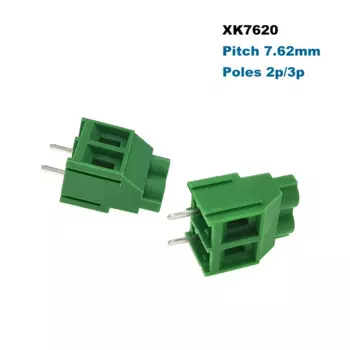 5000 шт. шаг 7,62 мм Винт PCB клеммы соединитель блока прямой контакт 2P 3P XK7620 моретира 300 В 30A комбинированный Bornier
