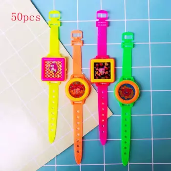 50 Pieces 3D Watch Toys Kids Birthday Party Gift Supplies Easter Pinata Filler Small Gift Bags Sports Themed Party Rewards