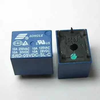 50 шт. 5 В DC SONGLE СИЛОВЫХ Реле SRD-5В-SL-C Тип ПЕЧАТНОЙ ПЛАТЫ