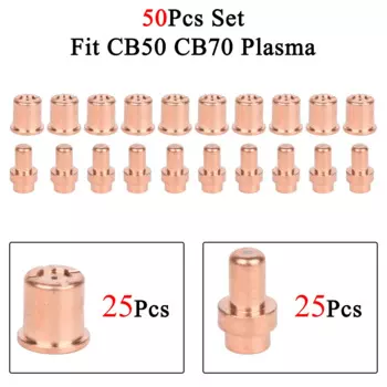 50 шт. CB50 CB70 аксессуары для плазменной резки, насадка-электрод PD0088 PR0016