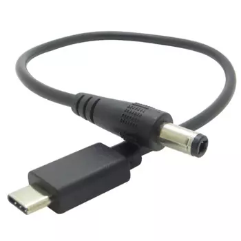 50 шт./лот 25 см Штекерный USB 3,1 USB-C Type C к DC 5,5*2,5 мм удлинитель зарядного кабеля для Apple New Macbook