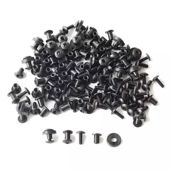 50 шт., набор винтов Chicago с шайбой QingGear B0032x50-40