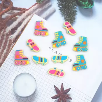 50 шт., силиконовые бусины Chenkai для ручки, для скейтборда