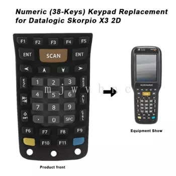 50 упаковок, 38-клавишная цифровая клавиатура для 2D-сканера Datalogic Skorpio X3