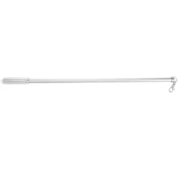 50cm Aluminum Alloy Curtain Track Roman Rod Manual Push and Pull Small Lever Hand (black) Drapery Wand Car Puller Plastic