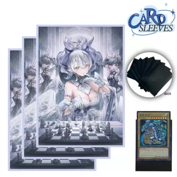50pcs 63x90mm Holographic Anime Card Sleeves Japanese Size Board Game Trading Card Protector for YGO Best Christmas Gift