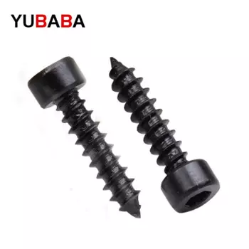 Саморезы YUBABA углеродистая сталь M2 M2.6 M3 M3.5 M4 черные