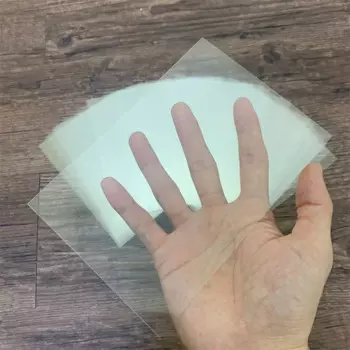 50Pcs /Set Transparent Plastic Window Sheets for DIY Scrapbooking Handmade Craft Shaker Cards Making New Clear Sheets 11*16cm