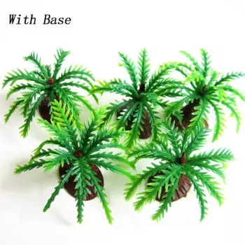 50Pcs Simulation Miniature Shrubs Grass Model With Base For DIY Making Garden/Sand Table Scene Layout Materials Diorama Kits