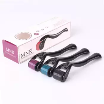 540 иголок derma roller, мезоролик с микроиглами, система deramroller для омоложения кожи лица, мезоролик
