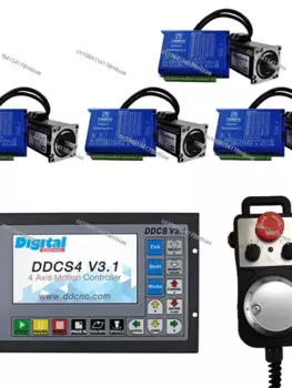 57 комплект двигателей с замкнутым контуром ddcsv3.14-axis контроллер гравировальной машины 2hss57, привод с замкнутым контуром