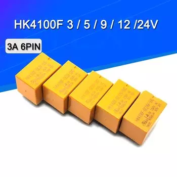 Реле Stlxy HK4100F 6-контактное 3A 3В/5В/9В/12В/24В