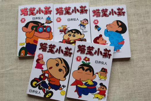 5 Книг Crayon Shinchan Япония Молодежная взрослая Веселая Манга Аниме комикс мультфильм Китай китайское издание