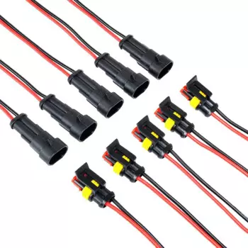 5 компл. 2-контактный способ 20 - 16 AWG водонепроницаемый соединитель шлейка IP 67 а Superseal Pa66 нейлоновый корпус 1,5 мм