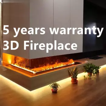 5 лет гарантии, огнеупорное место 3d Kamin, светодиодный паровой декор, огнеупорная электрическая каминная плита