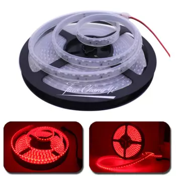 5 м боковая 335 SMD светодиодный/м боковая излучающая красная СВЕТОДИОДНАЯ лента IP67 водонепроницаемая силиконовая трубка 12 В постоянного тока 10 мм ширина