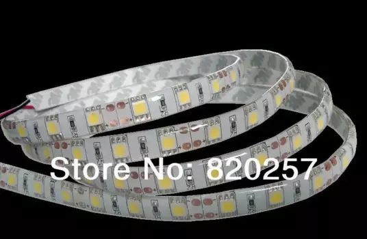 5 метров рулона 5050SMD IP65 водонепроницаемая наружная Светодиодная лента 12 В постоянного тока 60 светодиодов/м Светодиодная лента