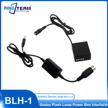 5 шт. Godox Flash Lamp Power Box интерфейс к кабелю DC5525 + фотовспышка постоянного тока муляж батареи для фотовспышки отметки II строки