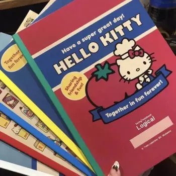 5 шт. кавайный Sanrio винтажный блокнот Hello Kitty мультяшный дневник симпатичный блокнот B5 блокнот для учеников школы учеников детский подарок на день рождения