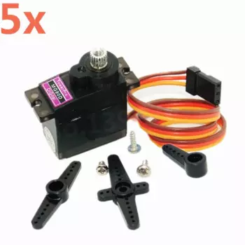 5 шт./лот оригинальный Tower Pro MG90D цифровой микро сервомотор 2,5 кг Крутящий момент сек металлическая Шестерня для радиоуправляемого вертолета радиоуправляемого самолета JR