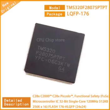 5 шт./партия, микроконтроллер TMS320F28075PTPT TMS320, 32 бит, 120 МГц, 512KB (256K x 16)