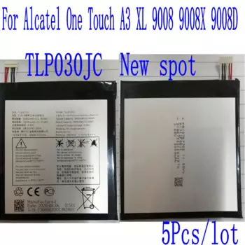 5 шт./партия, новые высококачественные батареи TLP030JC для Alcatel One Touch A3 XL 9008 9008X 9008D мобильный телефон