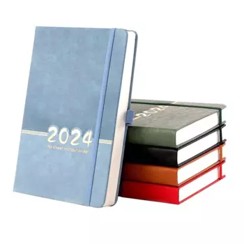 5 шт. планировщик Jan 2024-Dec 2024, календарь-органайзер для месячных, блокнот 5,6 x 8,26 дюйма