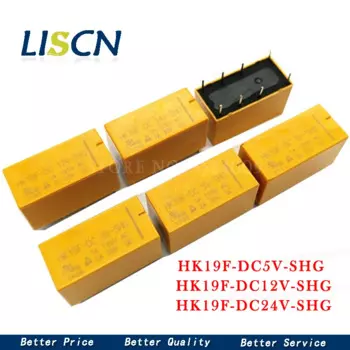 Реле HK19F 5V 12V 24V 2A