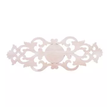 5 шт., резная аппликация из резины и дерева, 40X15 см