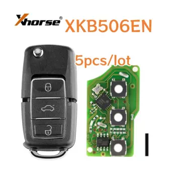 5 шт. Xhorse VVDI XKB506EN Универсальный проводной пульт дистанционного управления VVDI2 Автомобильный ключ B5 Flip для VVDI Key Tool (английская версия)